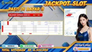 MAHASLOT JACKPOT SLOT DREAMS OF MACAU Rp. 16.500.000,- LUNAS